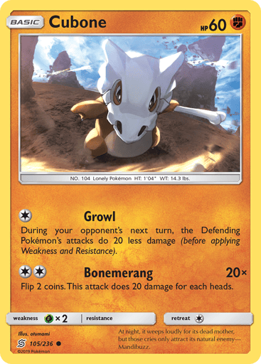 Cubone - Unified Minds 105