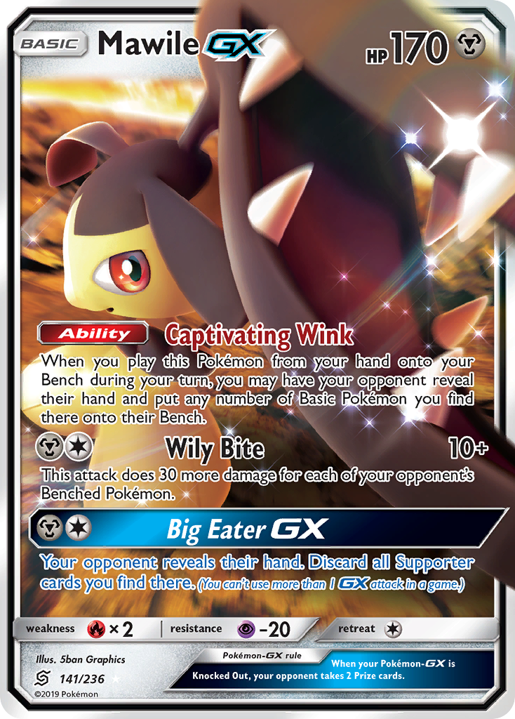 Mawile-GX – Unified Minds 141/236 Pokémon card