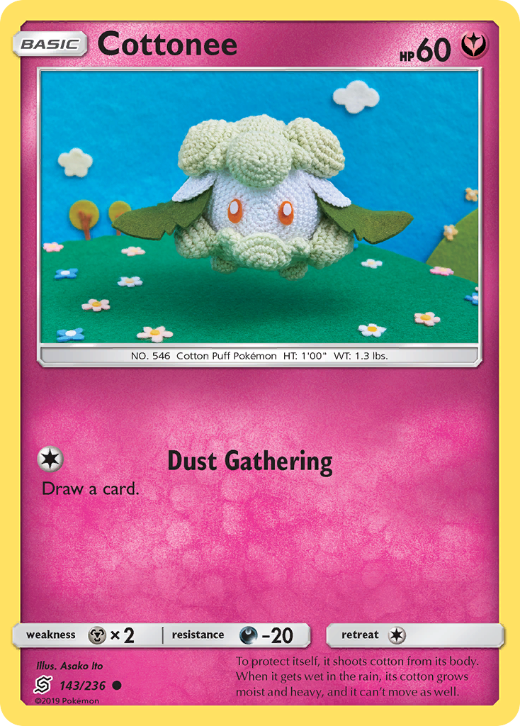 Cottonee – Unified Minds 143/236 Pokémon card