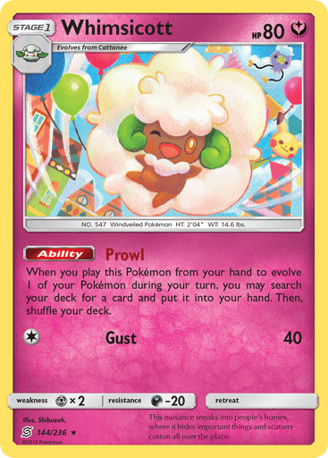 Whimsicott - Unified Minds 144