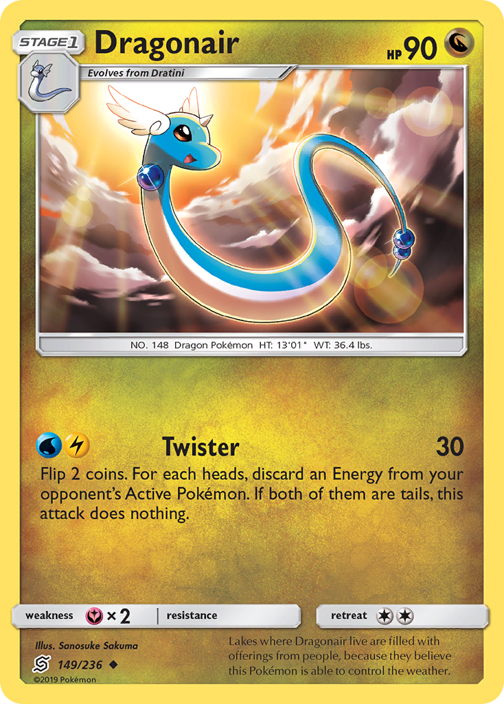 Dragonair – Unified Minds 149/236 Pokémon card