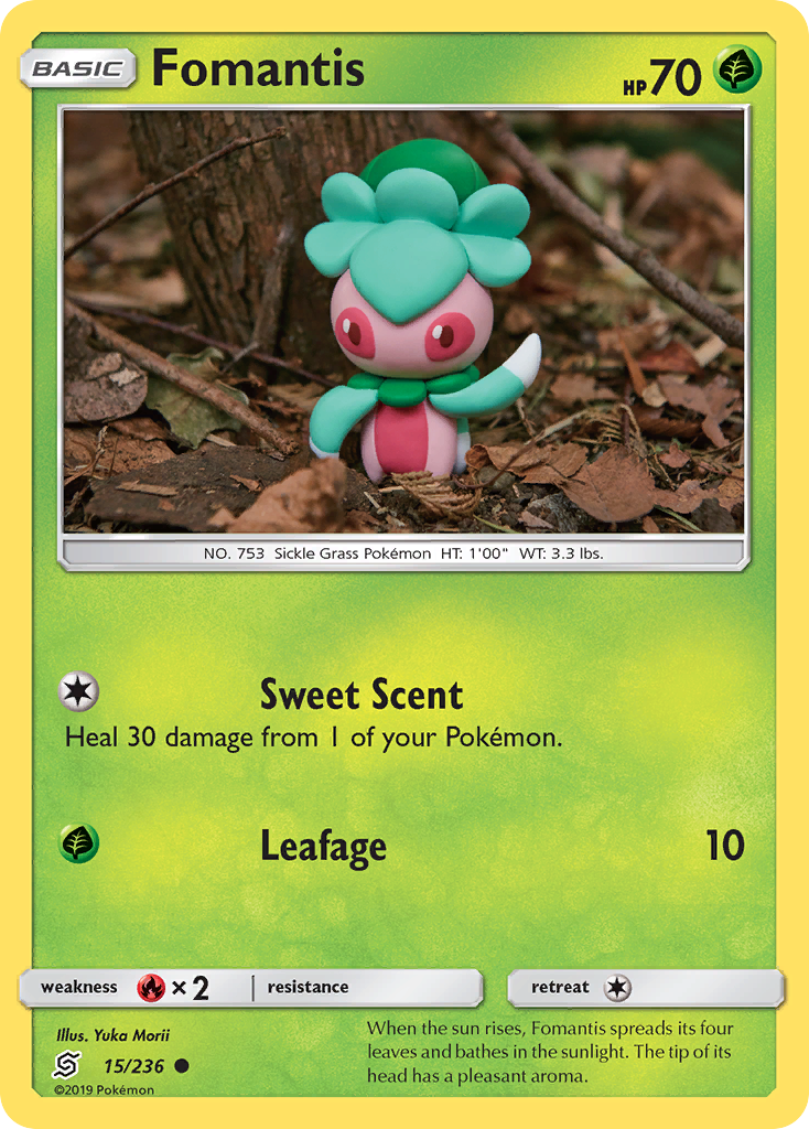 Fomantis – Unified Minds 15/236 Pokémon card