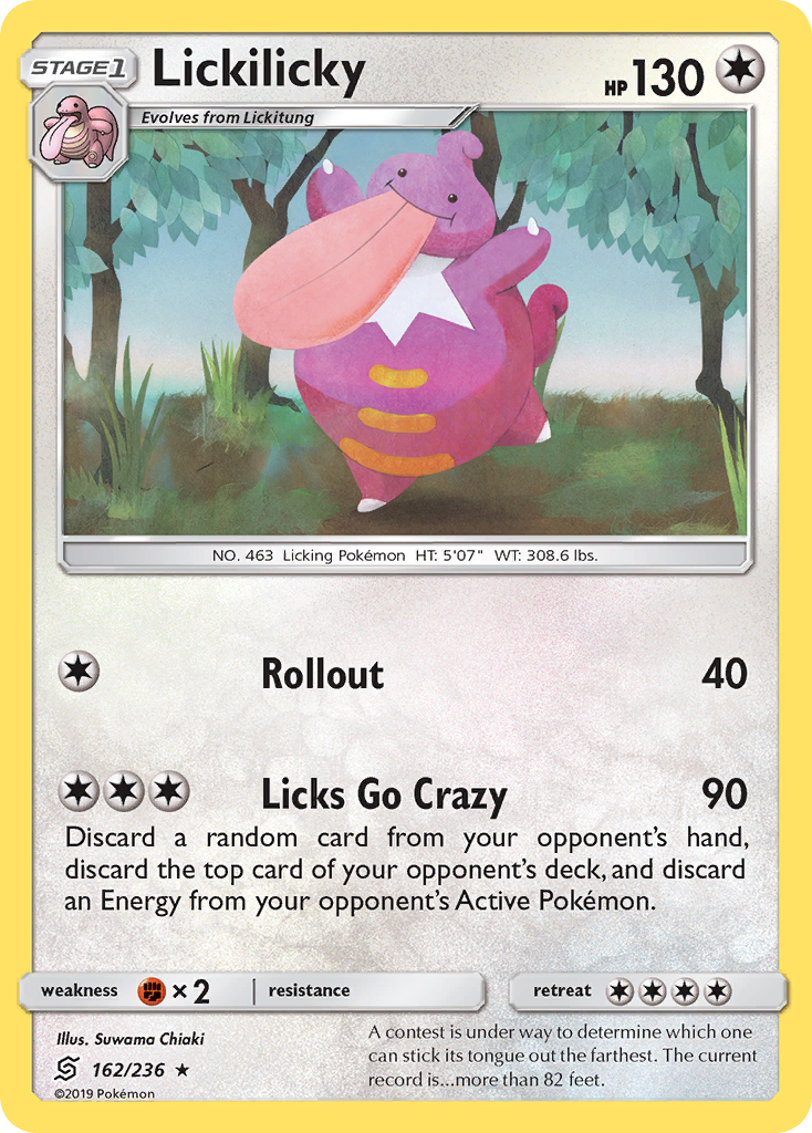 Lickilicky – Unified Minds 162/236 Pokémon card