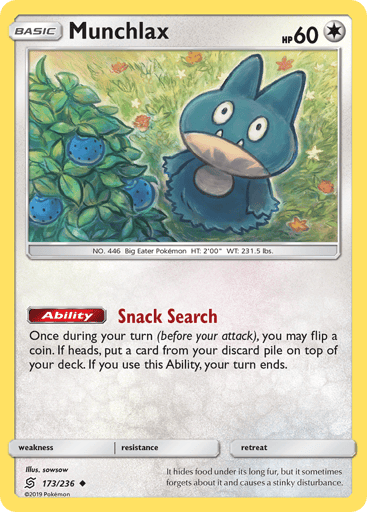 Munchlax - Unified Minds 173