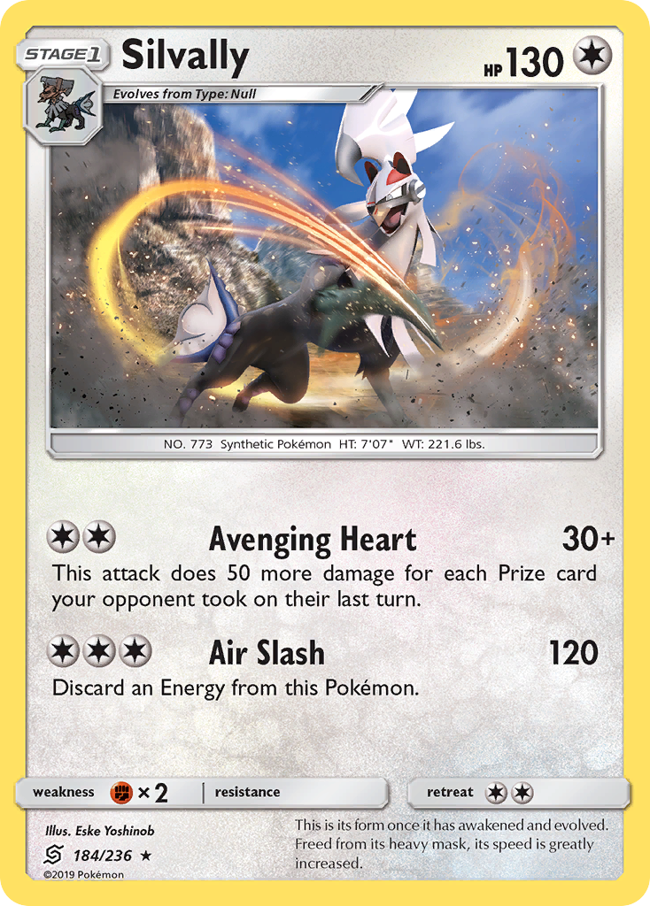 Silvally – Unified Minds 184/236 Pokémon card