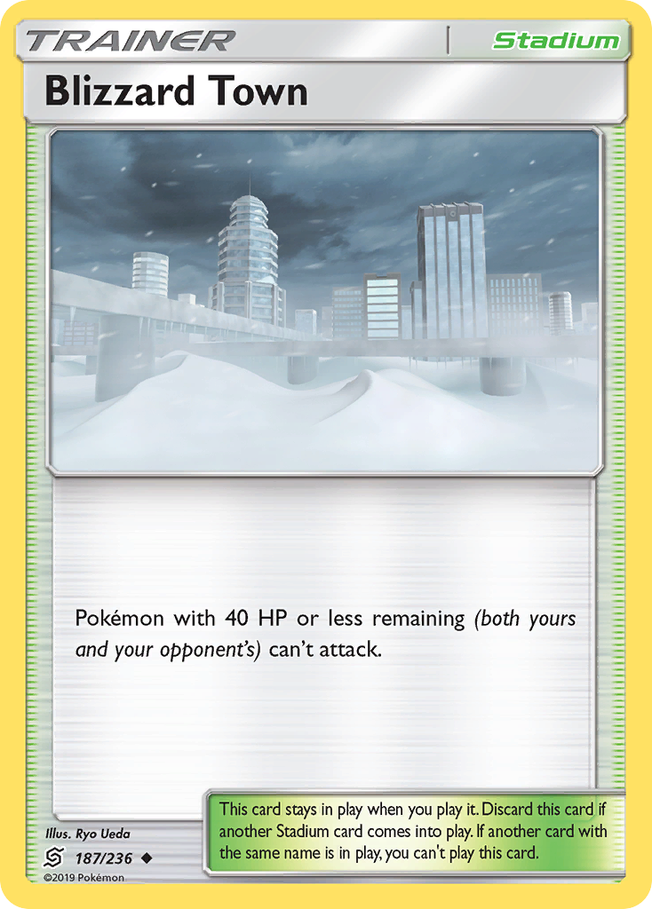 Blizzard Town – Unified Minds 187/236 Pokémon card