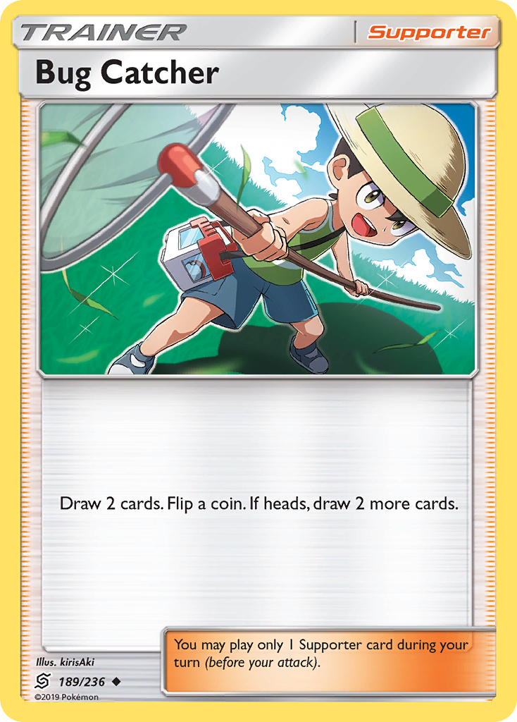 Bug Catcher – Unified Minds 189/236 Pokémon card