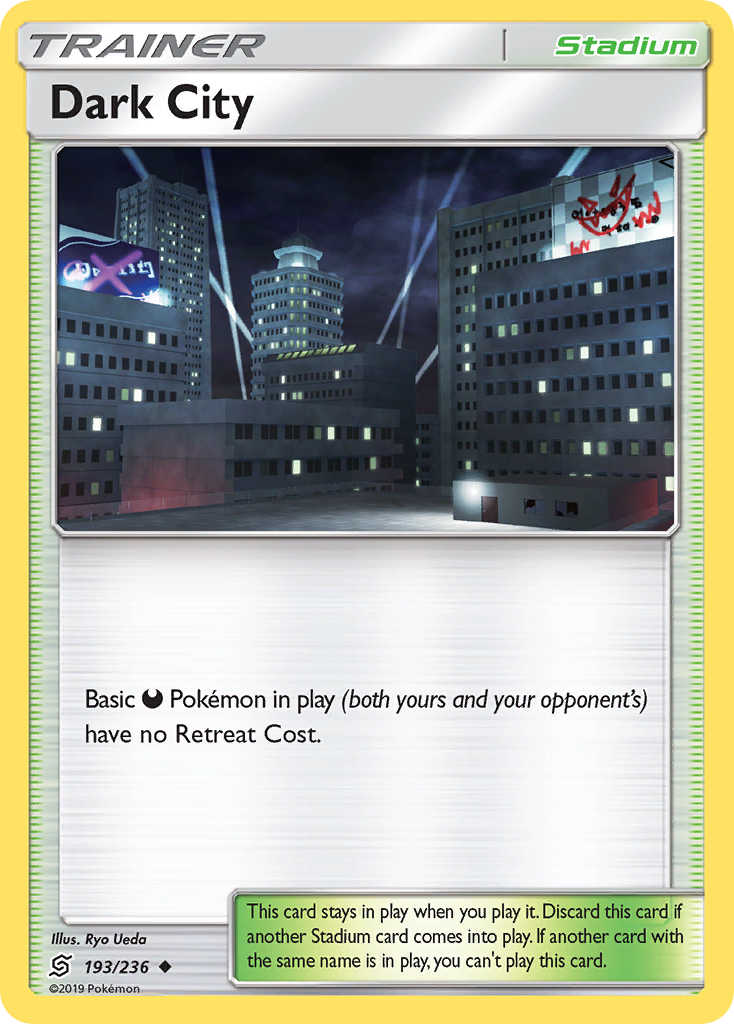 Dark City – Unified Minds 193/236 Pokémon card