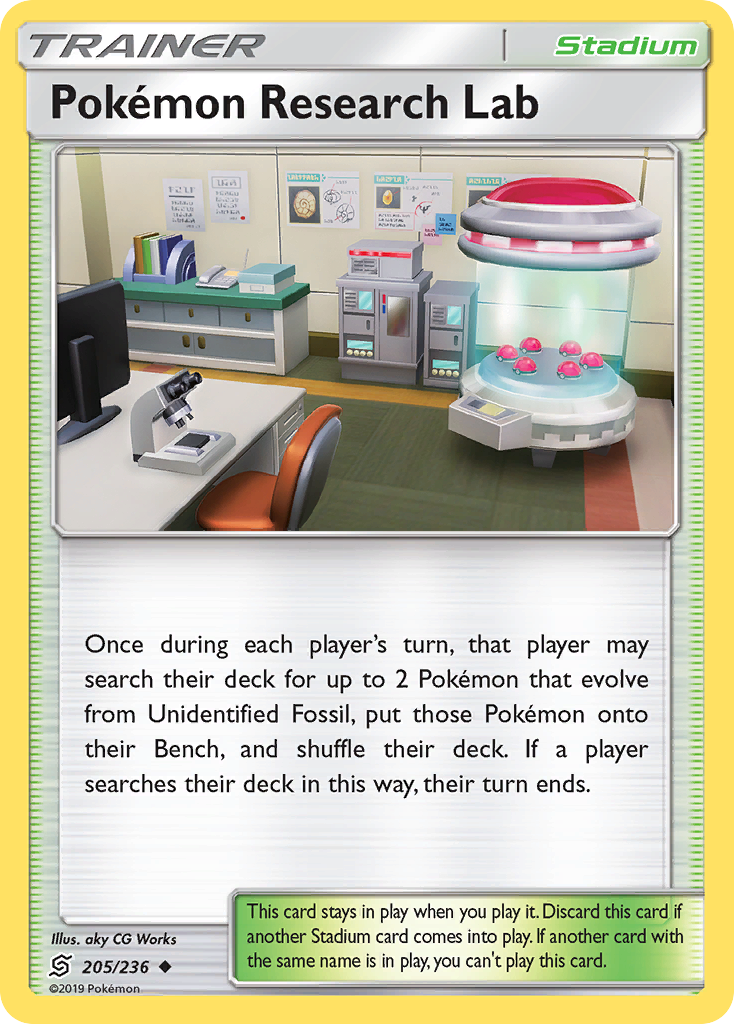 Pokémon Research Lab – Unified Minds 205/236 Pokémon card