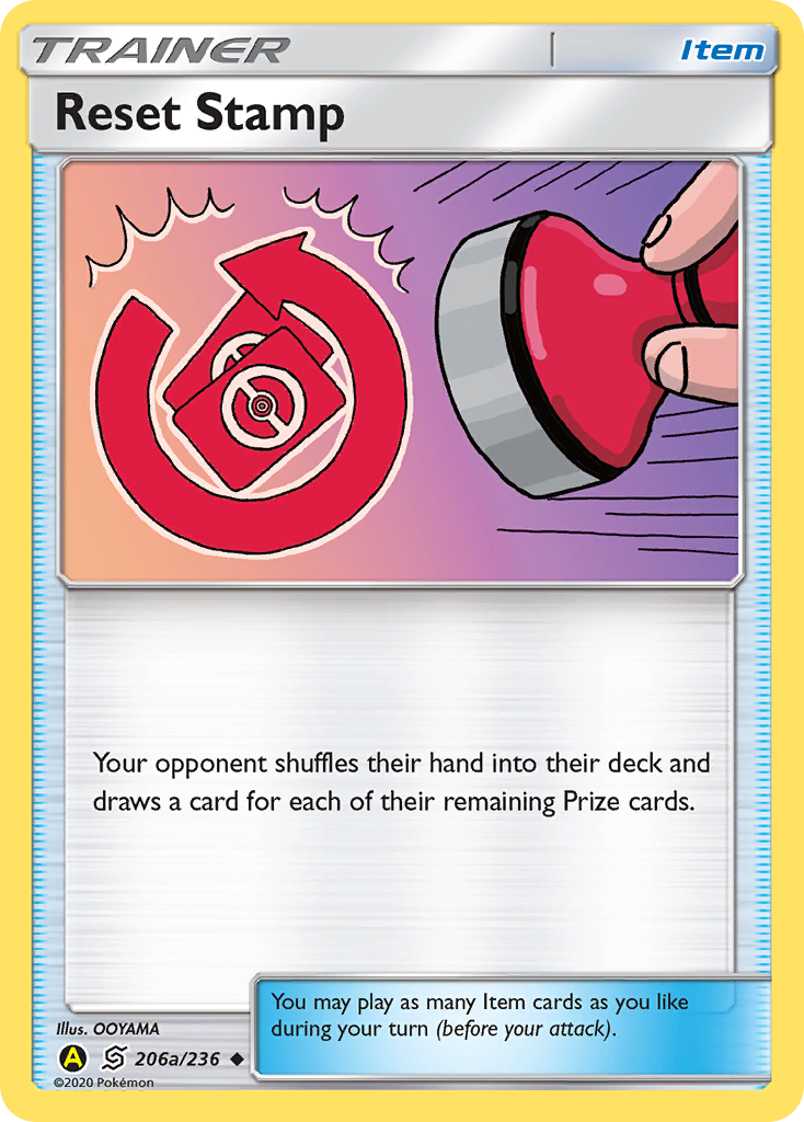 Reset Stamp – Unified Minds 206a/236 Pokémon card