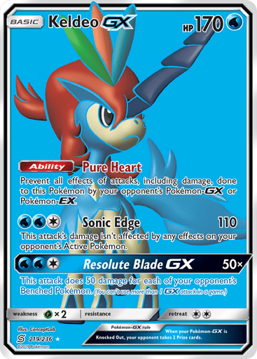 Keldeo-GX - Unified Minds 219