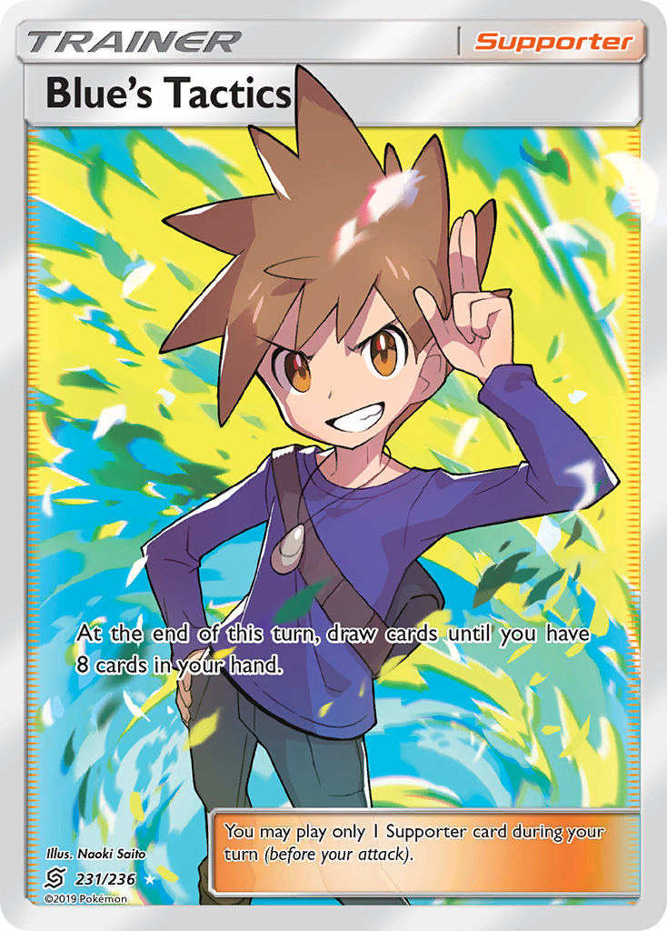 Blue's Tactics – Unified Minds 231/236 Pokémon card