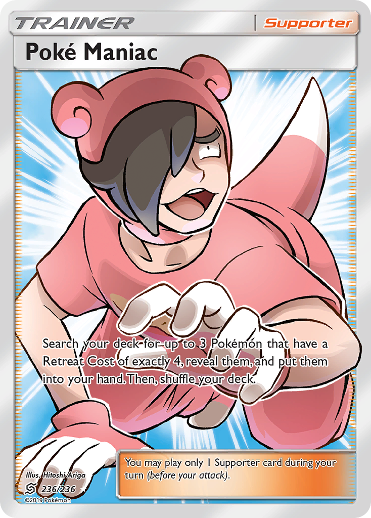 Poké Maniac – Unified Minds 236/236 Pokémon card