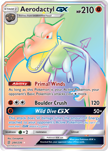 Aerodactyl-GX - Unified Minds 244