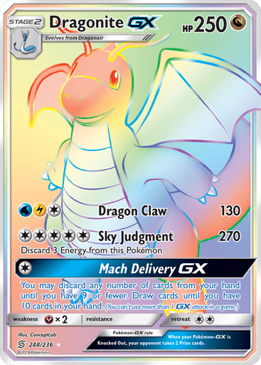 Dragonite-GX - Unified Minds 248