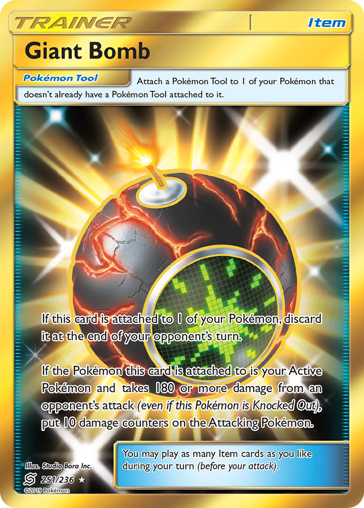 Giant Bomb – Unified Minds 251/236 Pokémon card