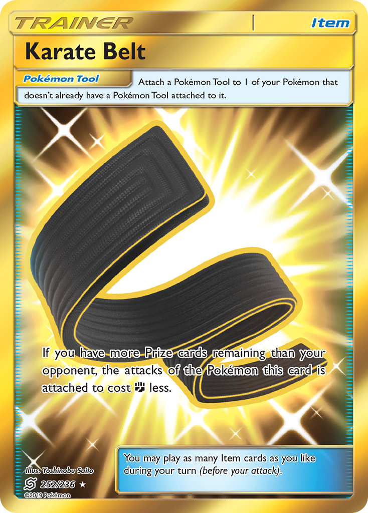Karate Belt – Unified Minds 252/236 Pokémon card