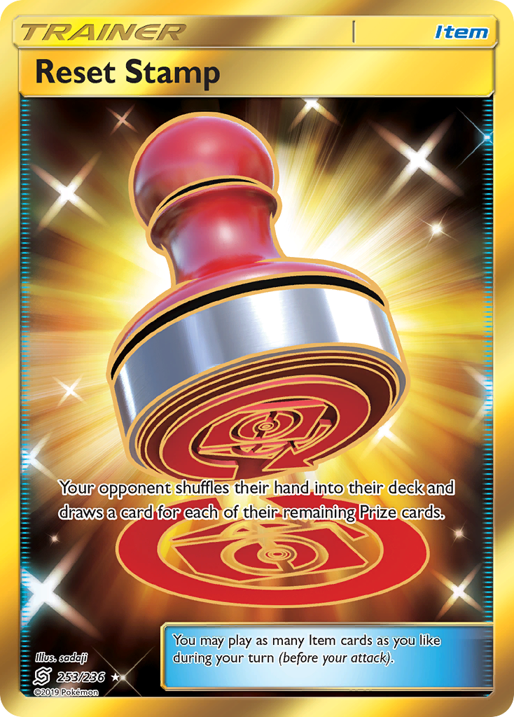 Reset Stamp – Unified Minds 253/236 Pokémon card