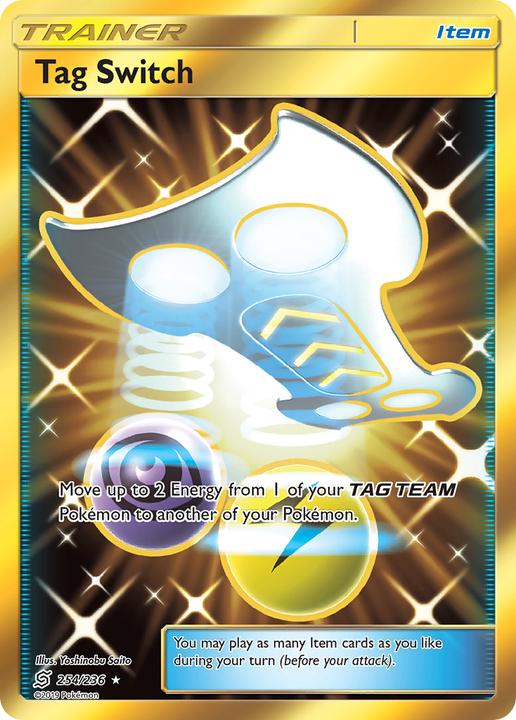 Tag Switch – Unified Minds 254/236 Pokémon card