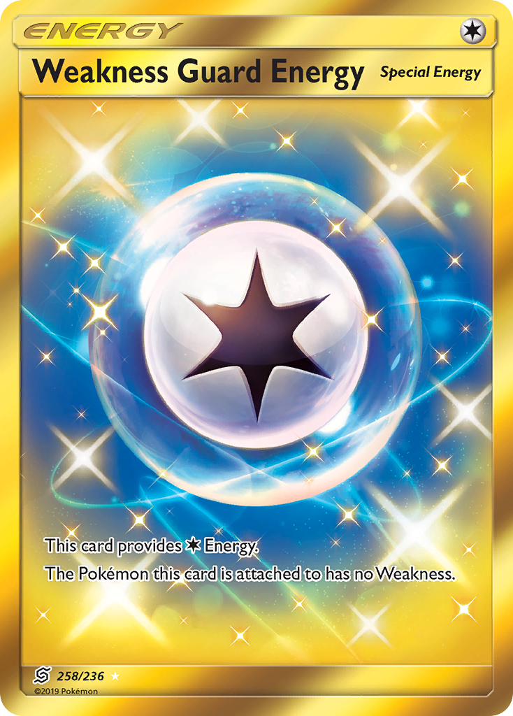 Weakness Guard Energy – Unified Minds 258/236 Pokémon card