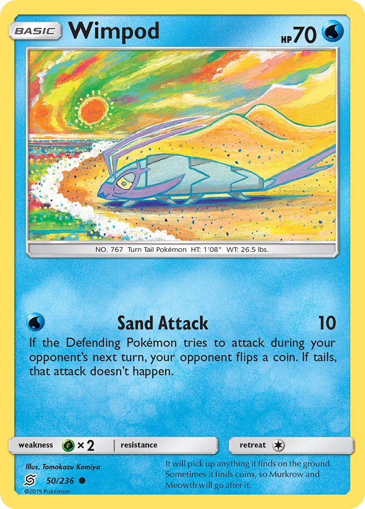 Wimpod – Unified Minds 50/236 Pokémon card