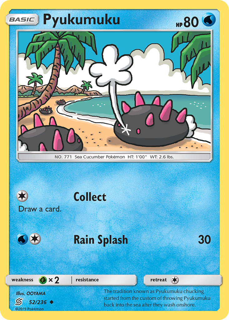 Pyukumuku – Unified Minds 52/236 Pokémon card