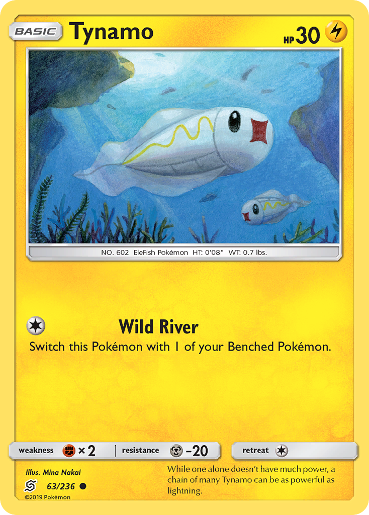 Tynamo – Unified Minds 63/236 Pokémon card