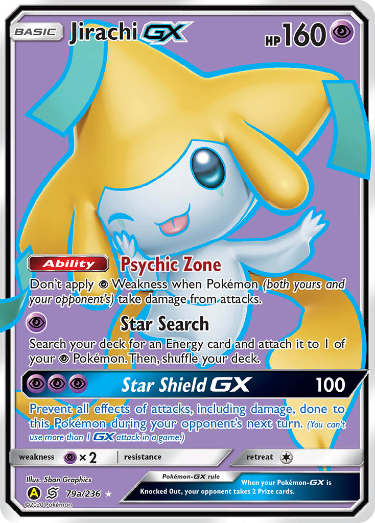 Jirachi-GX – Unified Minds 79a/236 Pokémon card