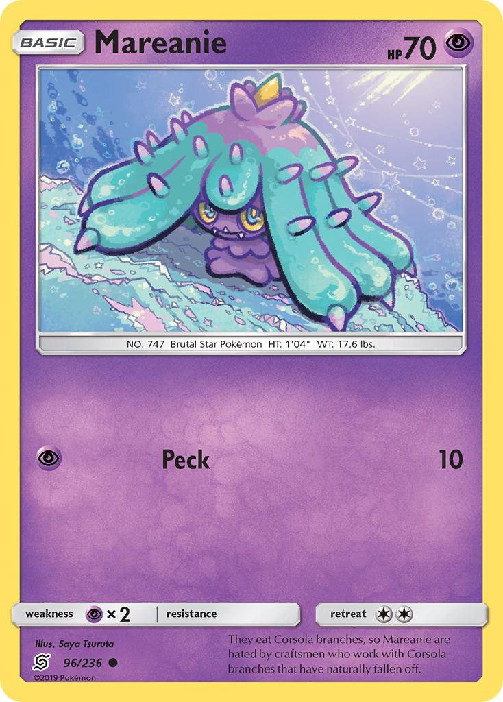 Mareanie – Unified Minds 96/236 Pokémon card
