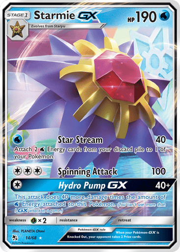 Starmie-GX - Hidden Fates 14