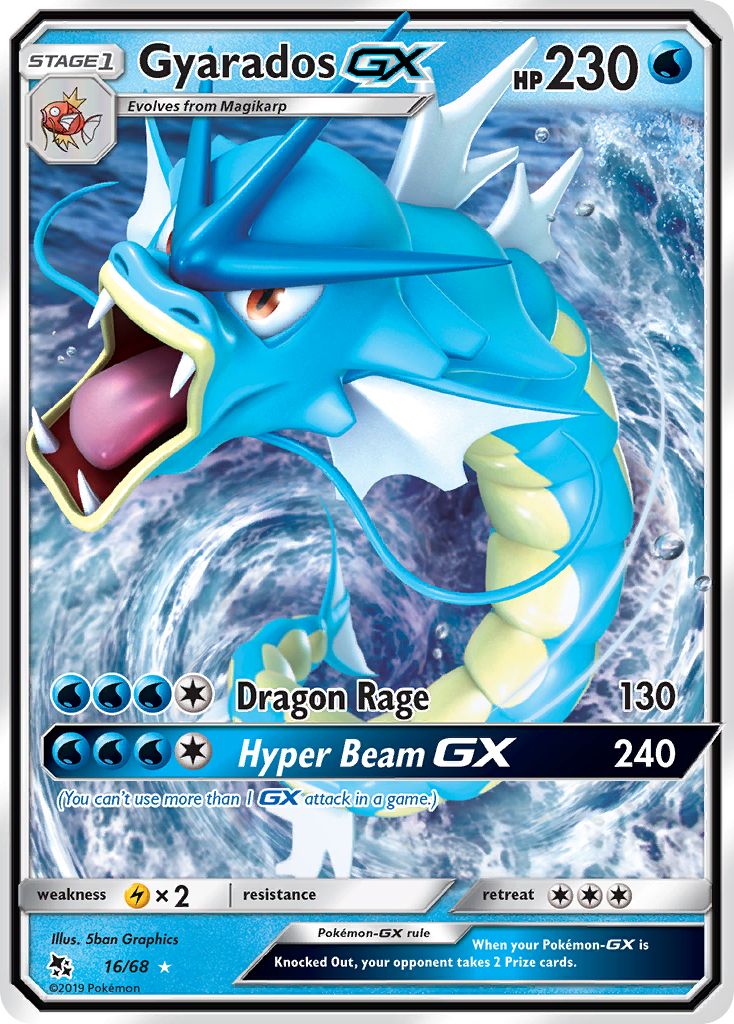 Gyarados-GX – Hidden Fates 16/68 Pokémon card
