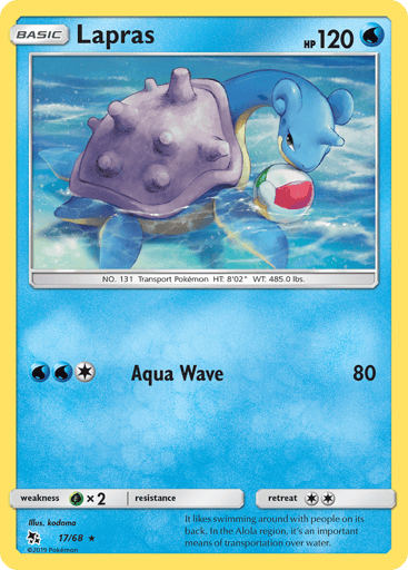 Lapras - Hidden Fates 17