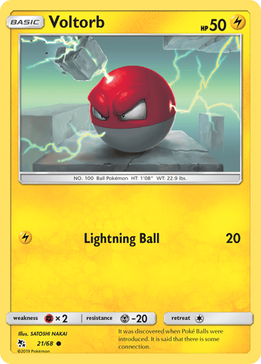 Voltorb - Hidden Fates 21