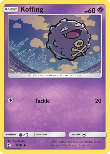 Koffing - Hidden Fates 28