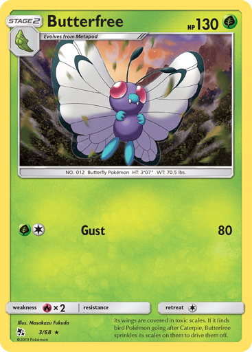 Butterfree - Hidden Fates 3