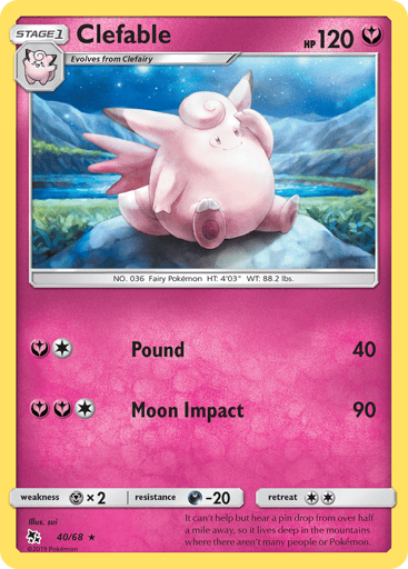 Clefable - Hidden Fates 40