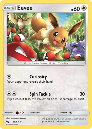 Eevee - Hidden Fates 48