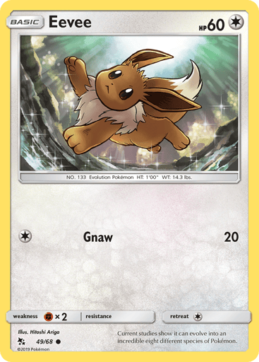 Eevee - Hidden Fates 49