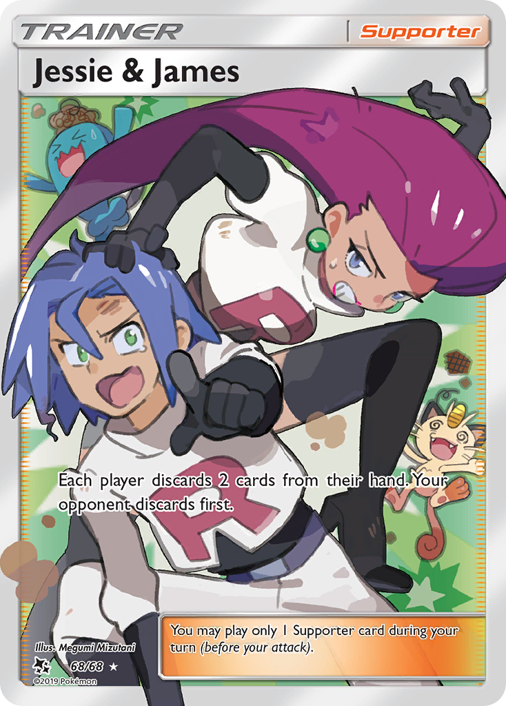 Jessie & James – Hidden Fates 68/68 Pokémon card