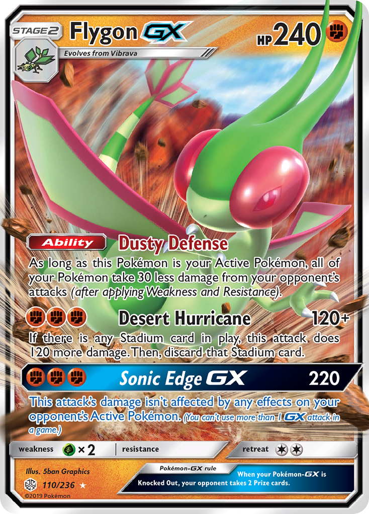 Flygon-GX – Cosmic Eclipse 110/236 Pokémon card