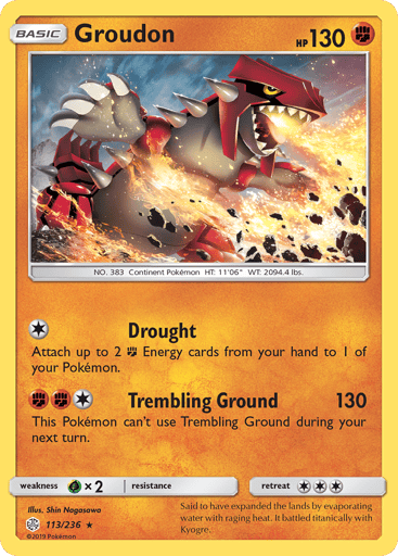 Groudon - Cosmic Eclipse 113