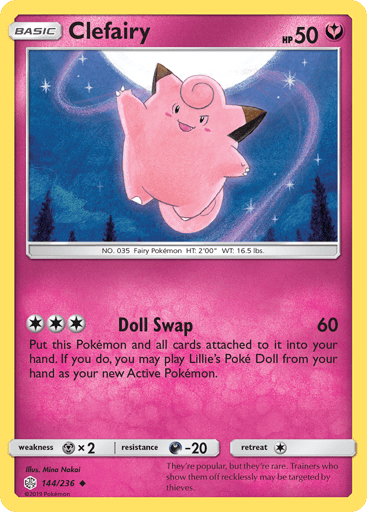 Clefairy - Cosmic Eclipse 144