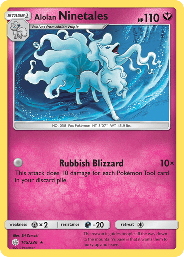 Alolan Ninetales - Cosmic Eclipse 145