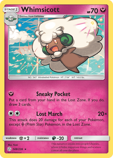 Whimsicott - Cosmic Eclipse 148