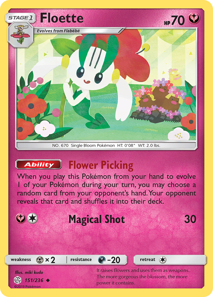 Floette – Cosmic Eclipse 151/236 Pokémon card
