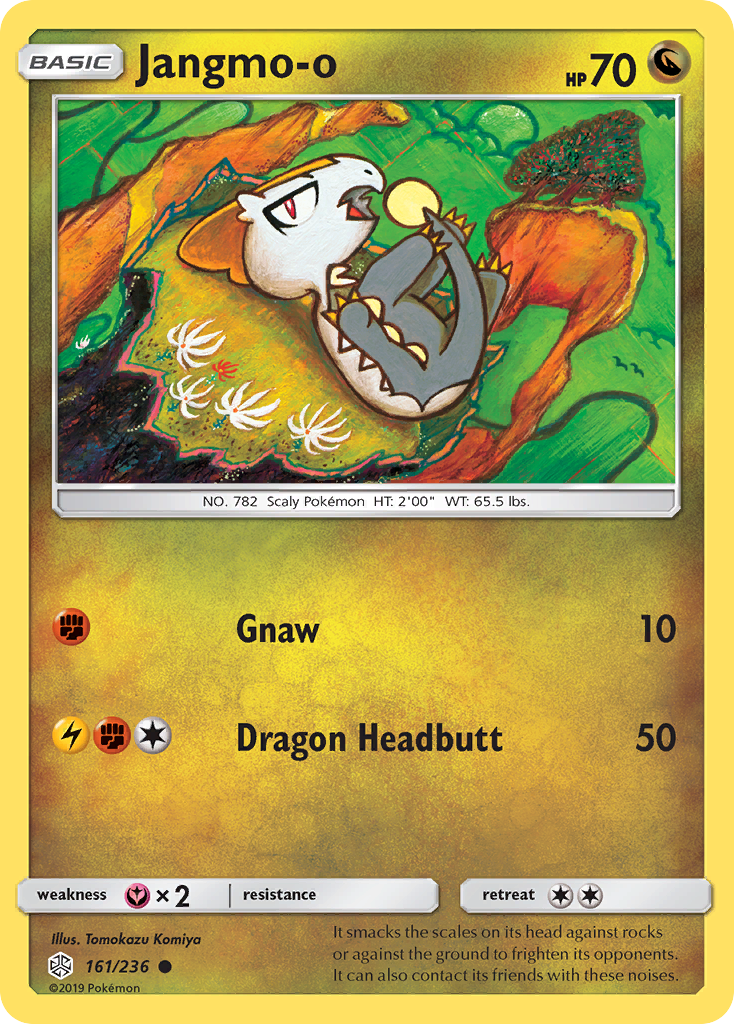 Jangmo-o – Cosmic Eclipse 161/236 Pokémon card