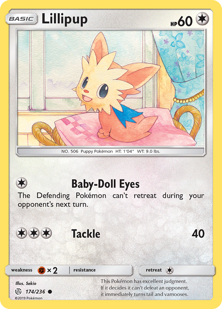 Lillipup – Cosmic Eclipse 174/236 Pokémon card