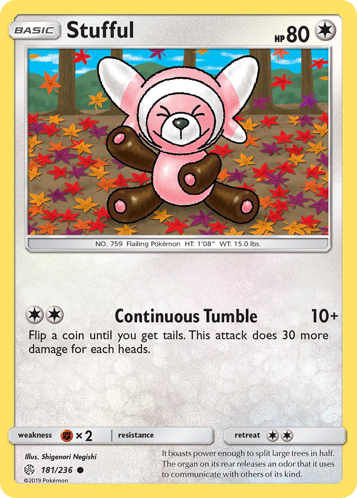 Stufful – Cosmic Eclipse 181/236 Pokémon card