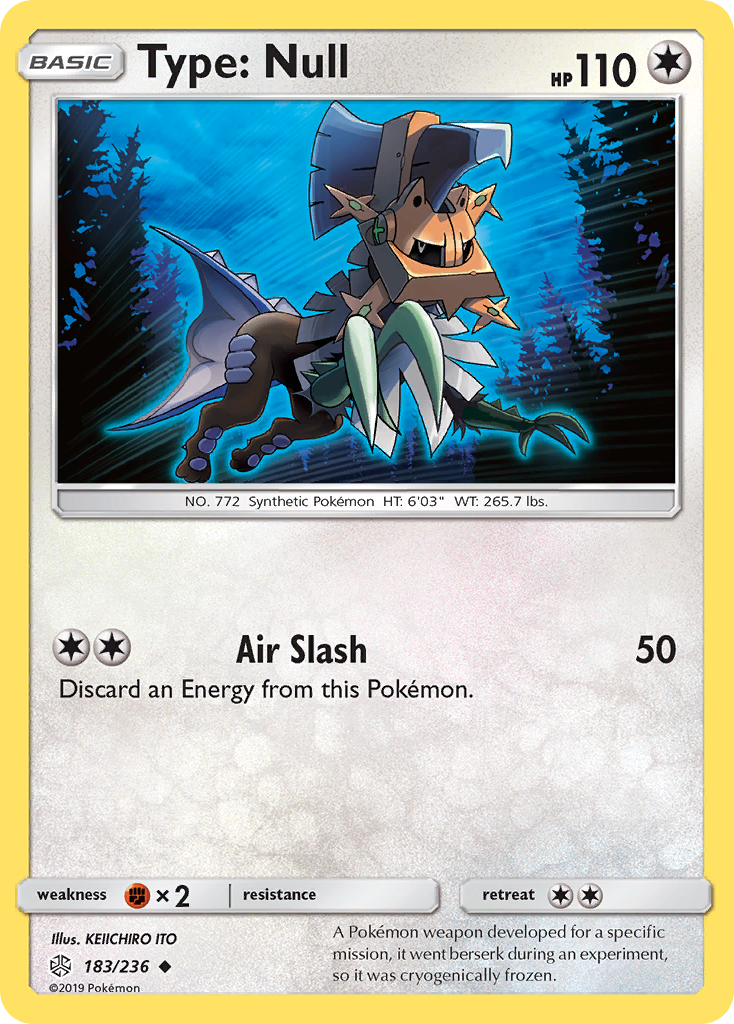 Type: Null – Cosmic Eclipse 183/236 Pokémon card