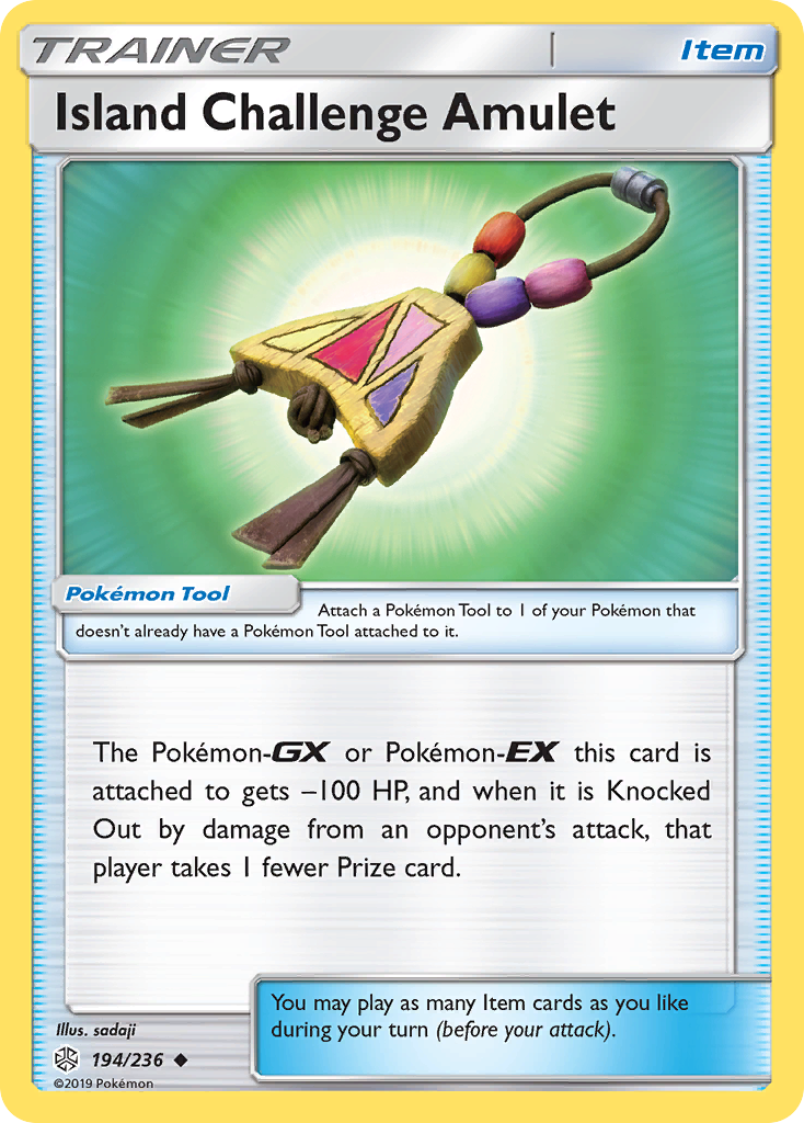 Island Challenge Amulet – Cosmic Eclipse 194/236 Pokémon card